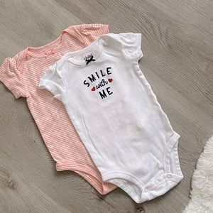3-6m Baby Girl Onesies